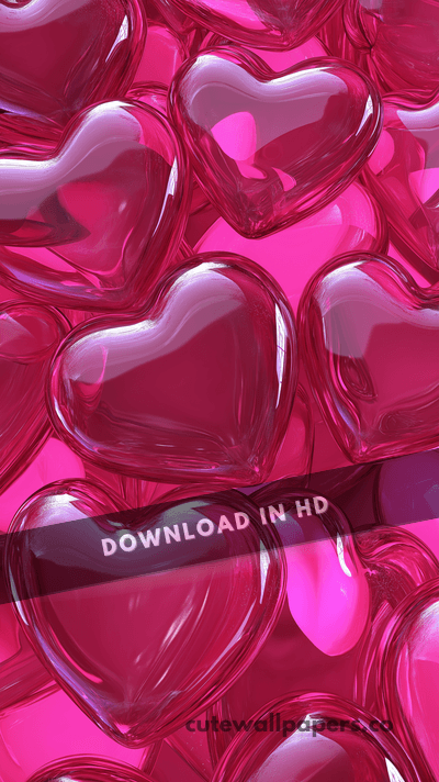3D Hearts
