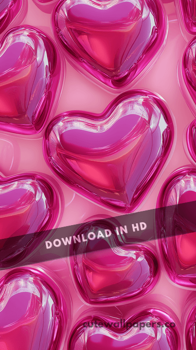 3D Hearts