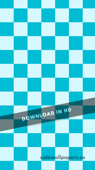 Checker Teal