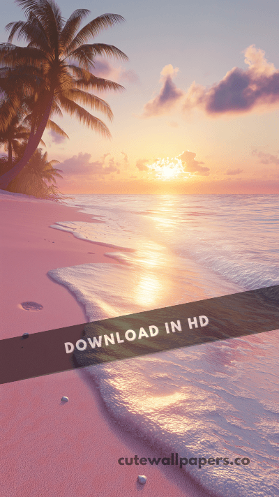 Aesthetic Beach Pink