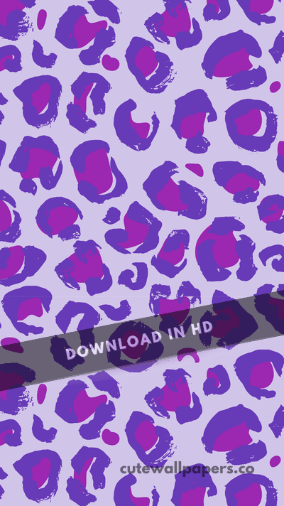 Animal Leopard Purple