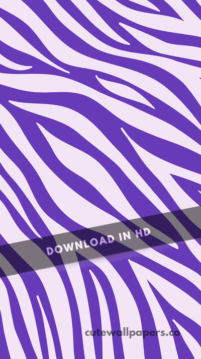 Animal Zebra Purple
