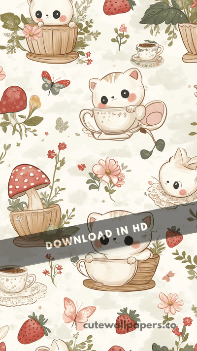 Cat Anime Cottagecore