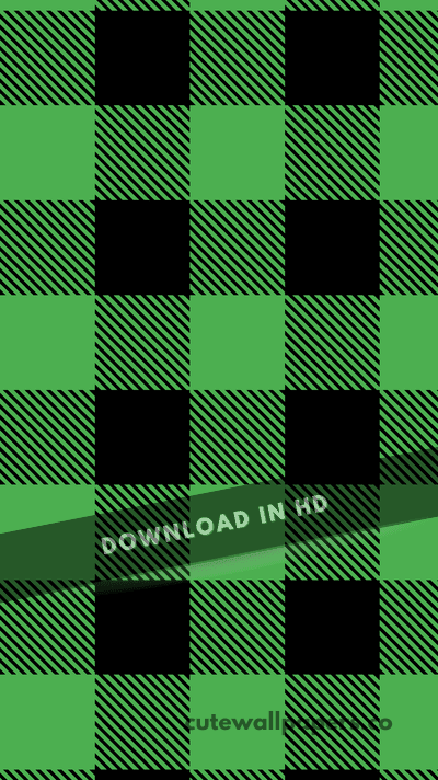 Checker Plaid Green