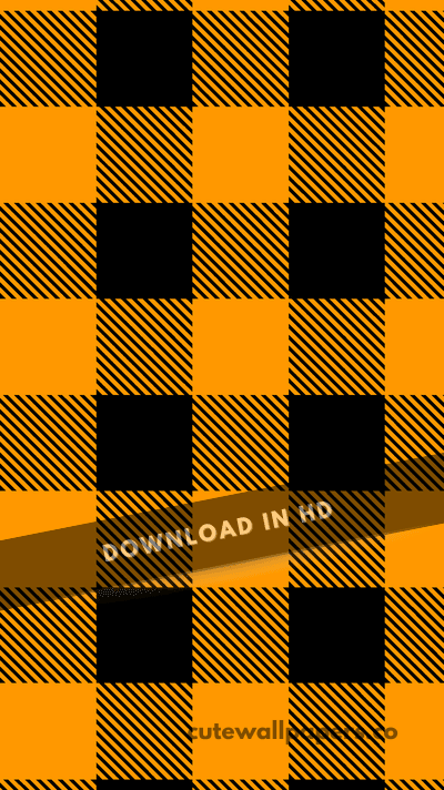 Checker Plaid Orange