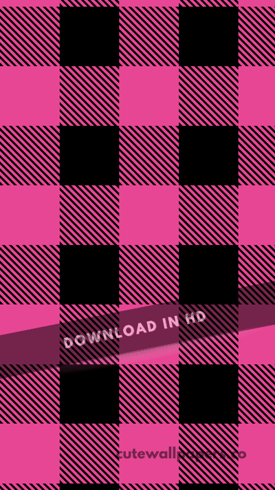 Checker Plaid Pink