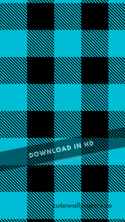 Checker Plaid Teal
