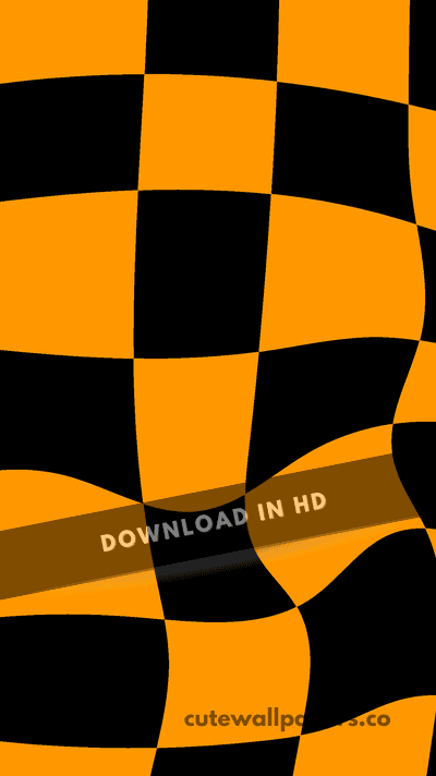 Checker Warp Orange
