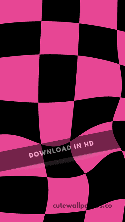 Checker Warp Pink