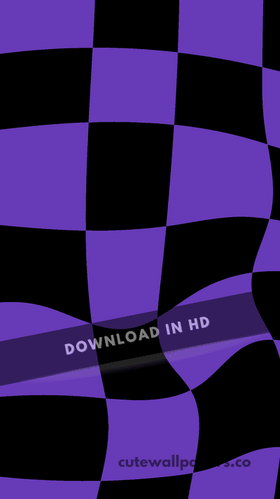 Checker Warp Purple