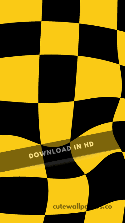 Checker Warp Yellow