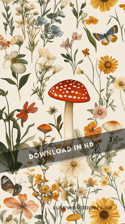 Cottagecore Mushrooms